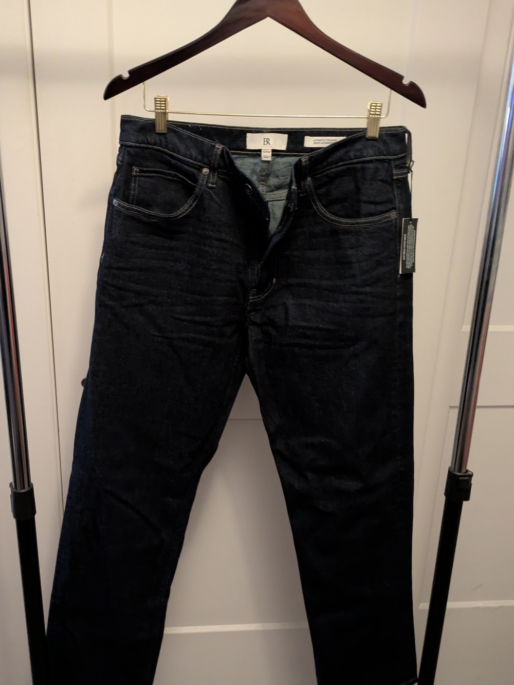 Banana Republic Men's Dark Indigo Straight Jeans